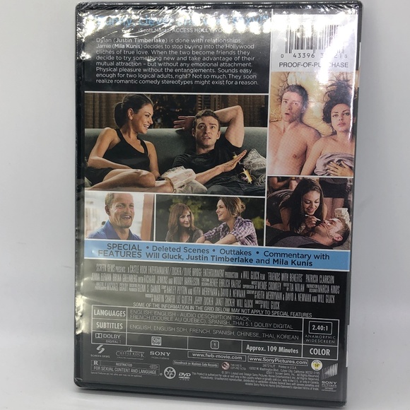 Friends With Benefits DVD Video Movie - Picture 3 of 5